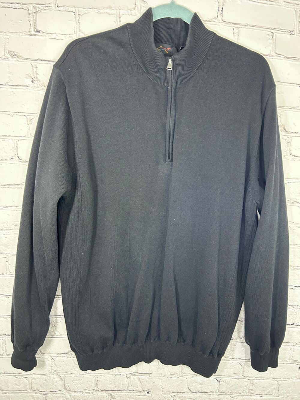 Greg Norman Mens XL natural performance lined 1/4 zip top